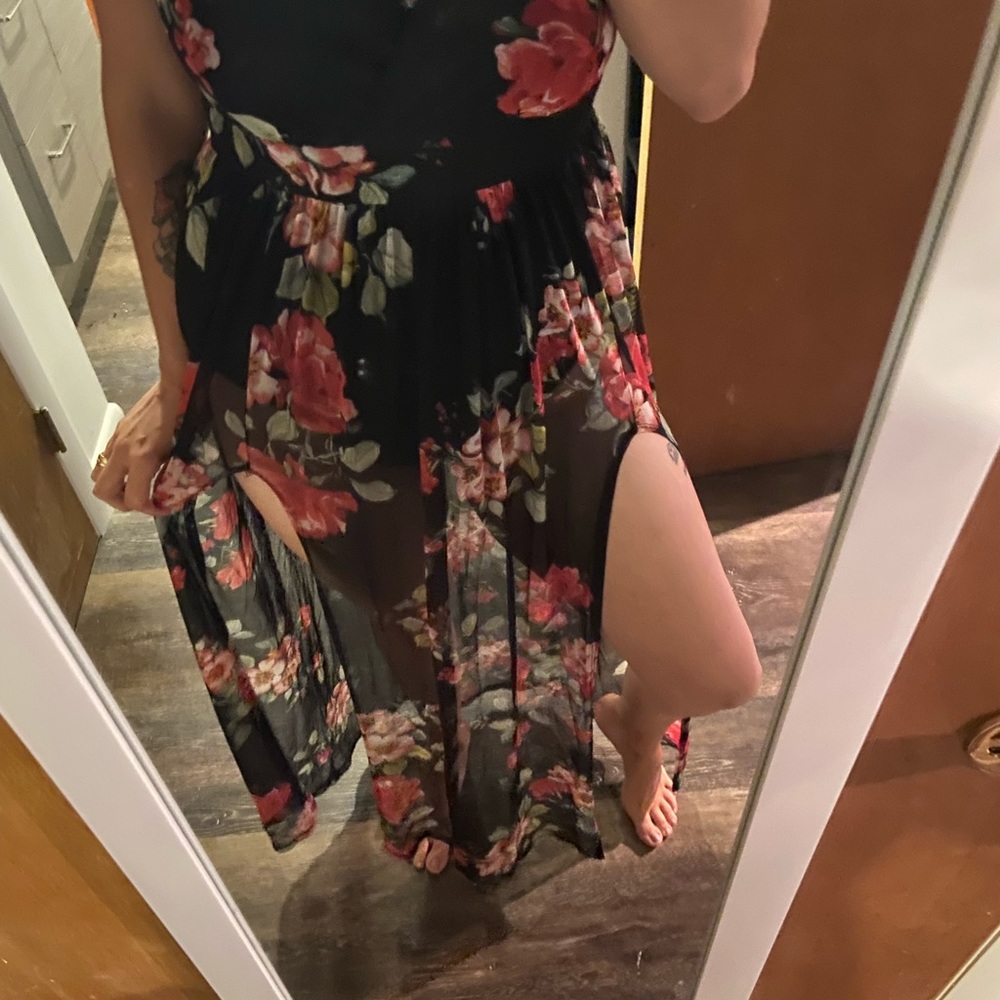Sheer romper/dress